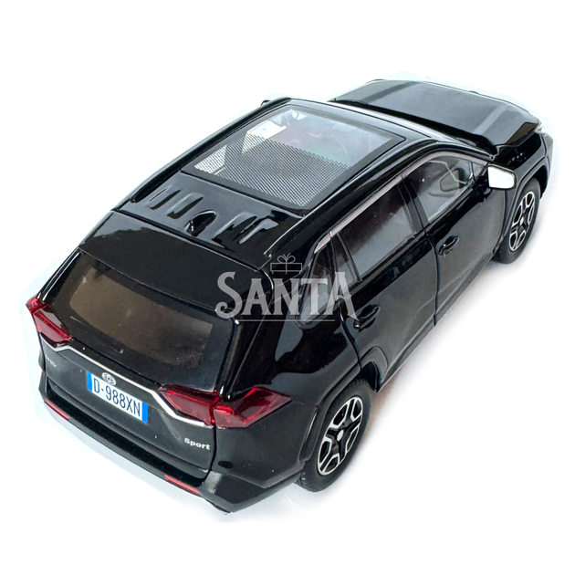 Машинка металлическая Toyota RAV4 Sport Тойота рав 4 спорт черная