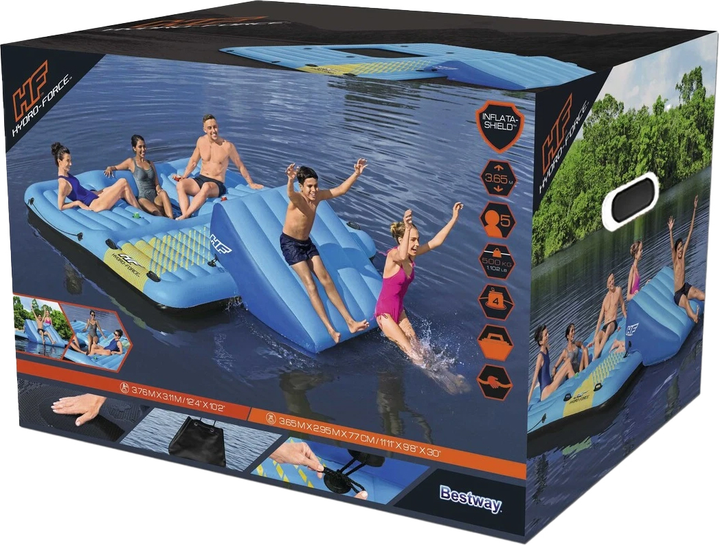 Надувний пліт Bestway Summer Slide 43728 (6941607352045) - зображення 10