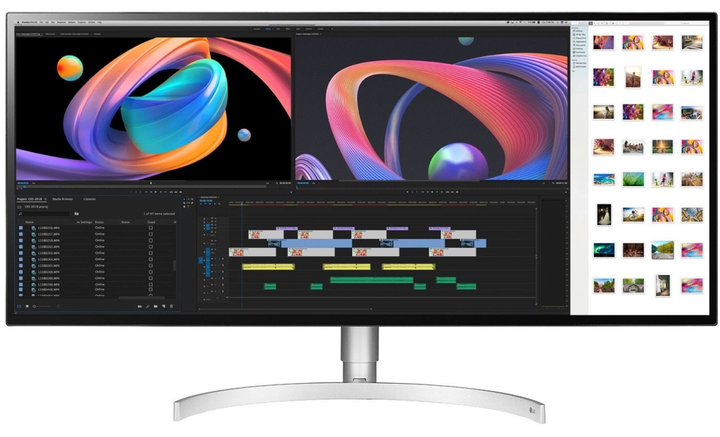 Монітор LG 34" 34WK95U-W 2xHDMI, DP, Thunderbolt3, USB, MM, NanoIPS, 5160x2160, DCI-P3 98%, ActionSync, HAS, HDR600 (34WK95U-W) - изображение 2