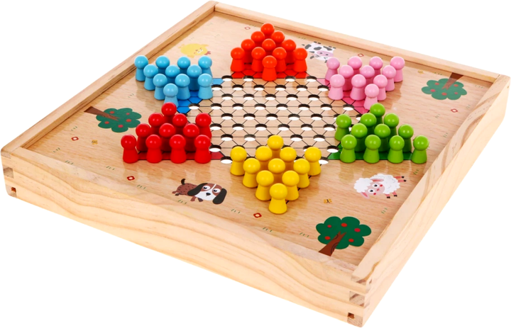 Настільна гра Ramiz Trylma Snakes and Ladders Chess Chinese Go 6 в 1 (5903864951103) - зображення 6