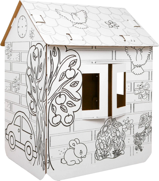 Kolorowanka-domek Monumi 3D z autem XXL (5904921747516) - obraz 7