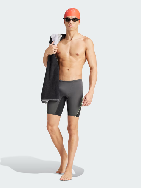 Spodenki do pływania jammery męskie adidas Tech Jammer IK7257 10 Czarny/Szary (4067887685672) - obraz 3
