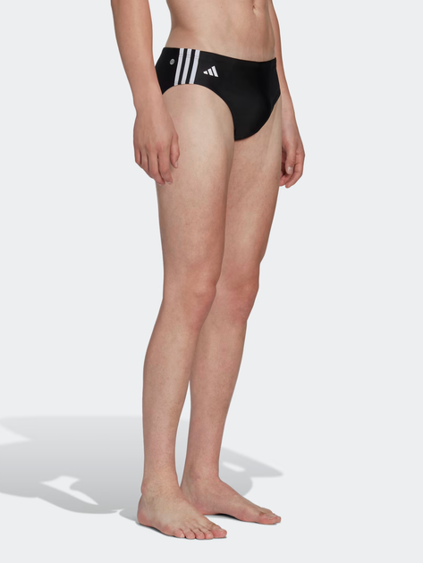 Kąpielówki męskie slipy adidas 3 Stripes Trunk HT2063 4 Czarne (4066745149424) - obraz 3
