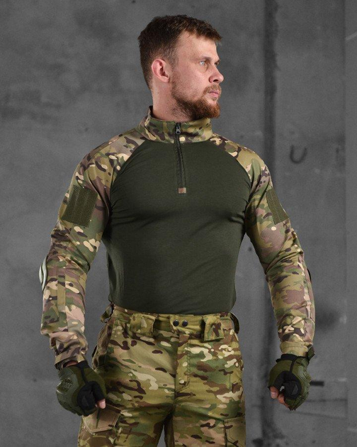 Армейская боевая рубашка убакс с налокотниками L мультикам (85778) - изображение 1