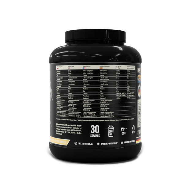 MST Nutrition, BEST Whey Protein + Enzyme, Сывороточный протеин + Энзимы, печенье-крем, 30 порций, 900 г (MST-16355) - изображение 2