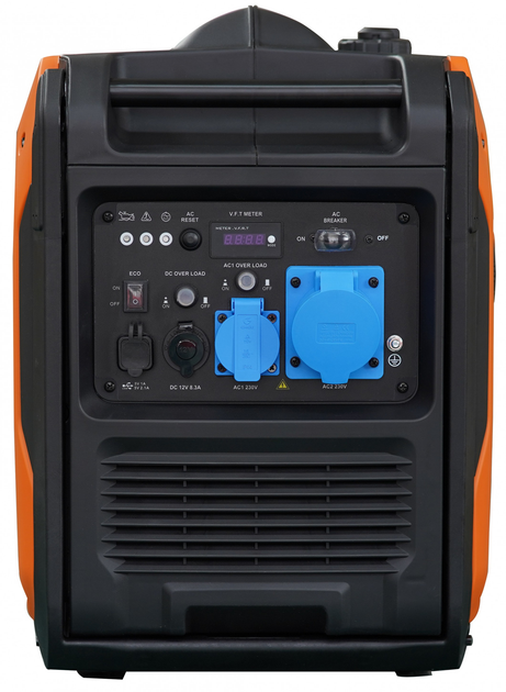 Инверторный генератор UniPOWER H6250iE (5.5 кВт, 50 Гц, 230 В, 11 л) однофазный бензиновый (41218) - изображение 2