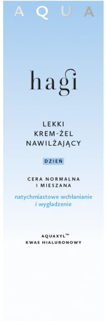 Krem-Żel do twarzy Hagi Aqua Zone nawilżający 50 ml (5905910445260) - obraz 2