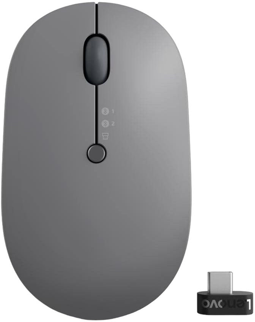 Mysz bezpzewodowa Lenovo Go USB-C Wireless Multi-Device Grey (GY51C21211) - obraz 1