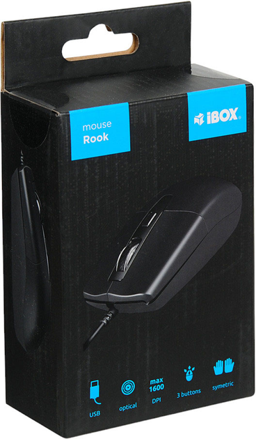 Мышь iBOX Rook i010 Black (IMOF010) - изображение 7
