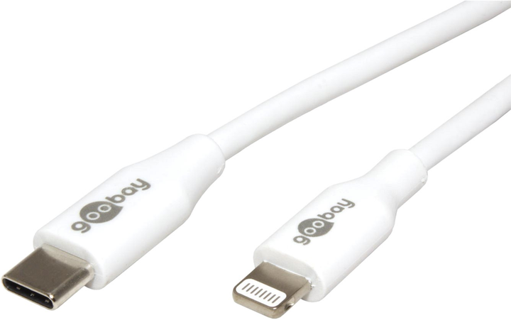 Кабель Goobay Apple Lightning - USB Type-C M/M 2 м White (4040849394485) - зображення 1