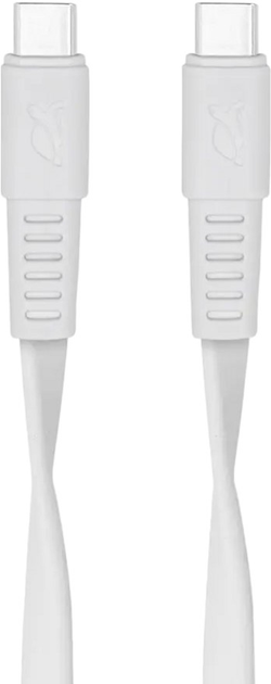 Kabel Rivacase USB Type-C - USB Type-C M/M 1.2 m White (PS6005WT12) - obraz 1