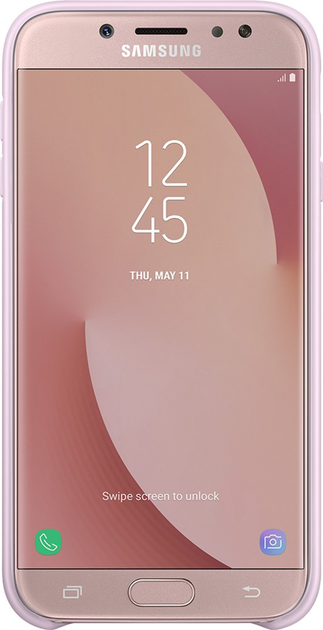 Панель Samsung Dual Layer Cover для Galaxy J3 Pink (8806088870137) - зображення 2