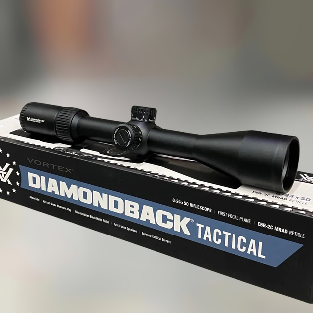 Оптический прицел Vortex Diamondback 6-24x50 FFP, сетка EBR-2C (MRAD), труба 30 мм (244282) - изображение 1