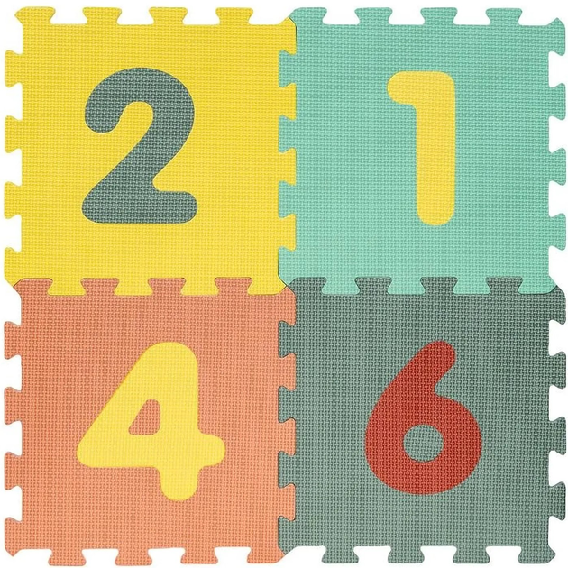 Mata piankowa puzzle Smily Play Cyfry 30 x 30 cm (5905375847371) - obraz 3