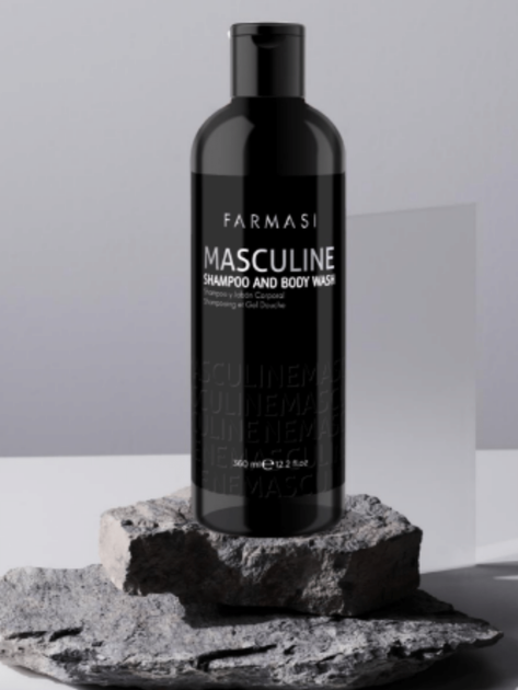 Мужской шампунь и гель для душа 2 в 1 Masculine Farmasi 360 мл - изображение 3