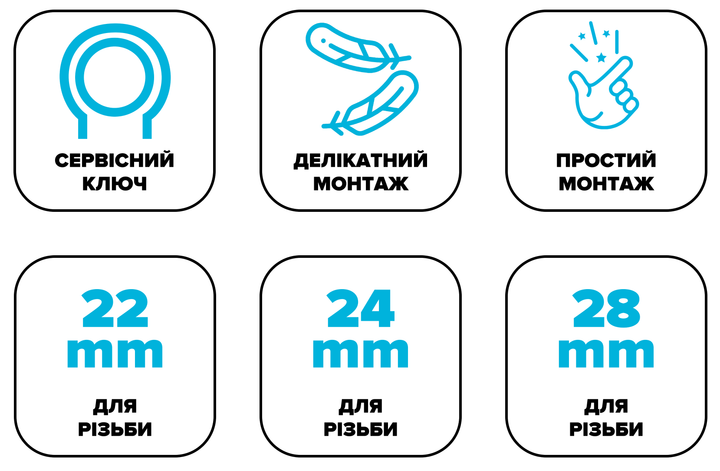 Сервісний ключ DROP ST01KEY для аераторів із діаметрами F 22 / M 24 / М 28 мм - Фото 4 Сервісний ключ DROP ST01KEY для аераторів із діаметрами F 22 / M 24 / М 28 мм - зображення 4