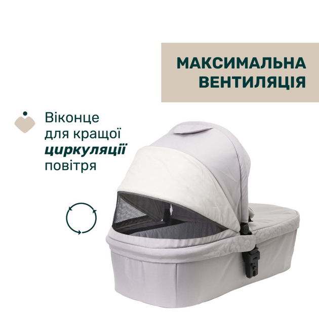 Коляска Chicco 2 в 1 Seety серая (2900990870646) (87097.70.01) - изображение 3