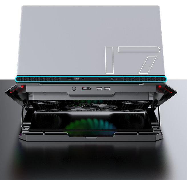 Охлаждающая подставка для ноутбука GamePro CP1270 Silver - изображение 4