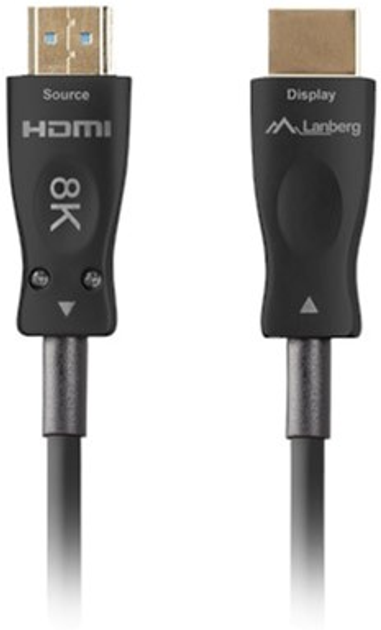 Kabel Lanberg HDMI - HDMI 30 m Black (CA-HDMI-30FB-0300-BK) - obraz 2