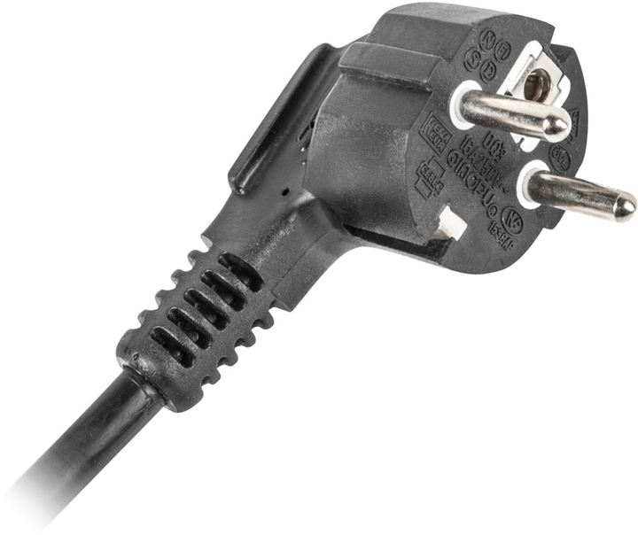 Listwa przeciwprzepięciowa Lanberg Rackowa 1U 16A PDU 6 gniazd 2 m Black (PDU-06E-0200-BK) - obraz 4