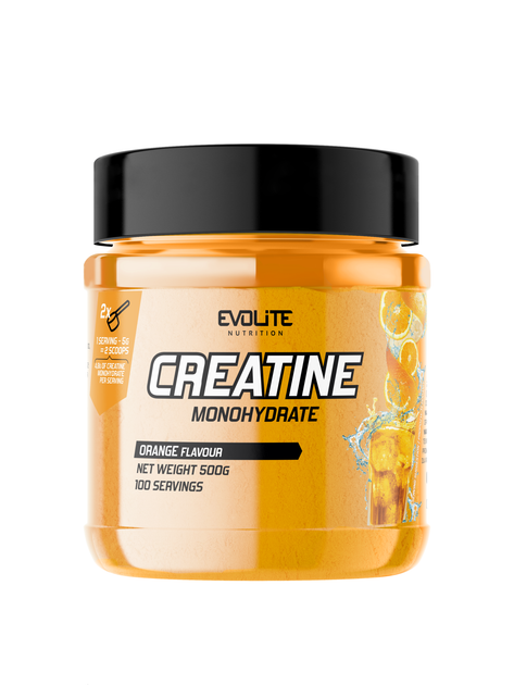 Креатин моногидрат Evolite Nutrition Creatine Monohydrate 500 г orange - Фото 1 Креатин моногидрат Evolite Nutrition Creatine Monohydrate 500 г orange - изображение 1