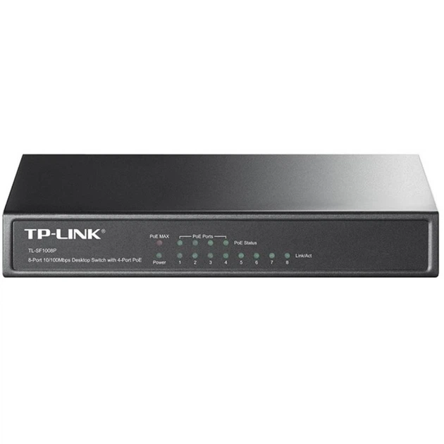 Комутатор TP-Link TL-SF1008P - Фото 1 Комутатор TP-Link TL-SF1008P - зображення 1