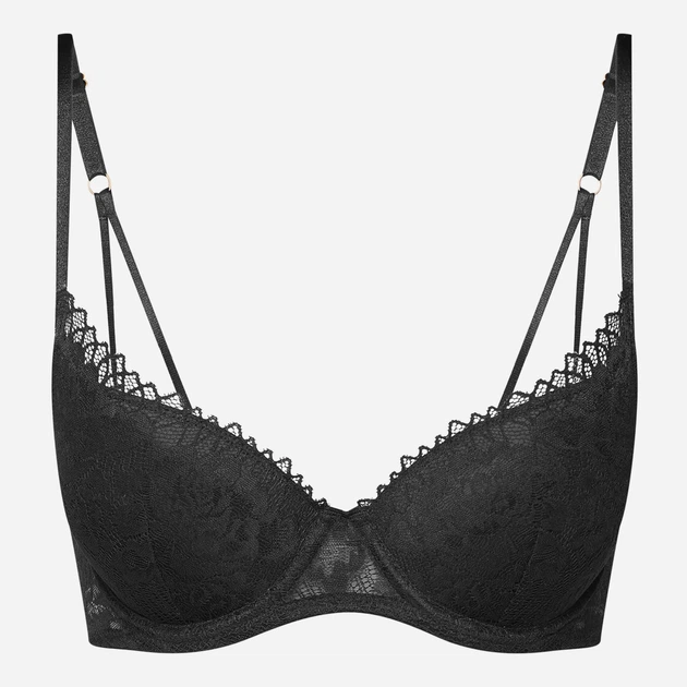 Biustonosz damski Push-up koronkowy Henderson 41325-99X 80C Czarny (5903972277898) - obraz 5