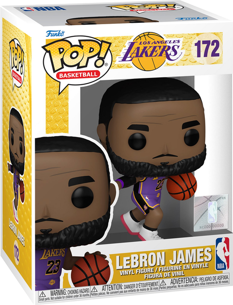 Фігурка Funko POP NBA: Lakers - Lebron James (5908305247838) - зображення 1