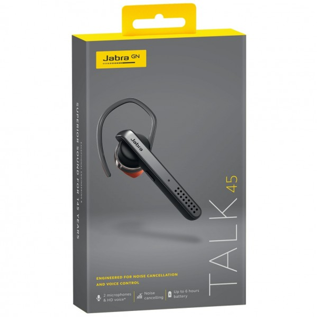 【新品未開封】Jabra TALK 45 BLACK Talk Jabra 45 ブラック 片耳型Bluetooth ヘッドセット ジャブラ