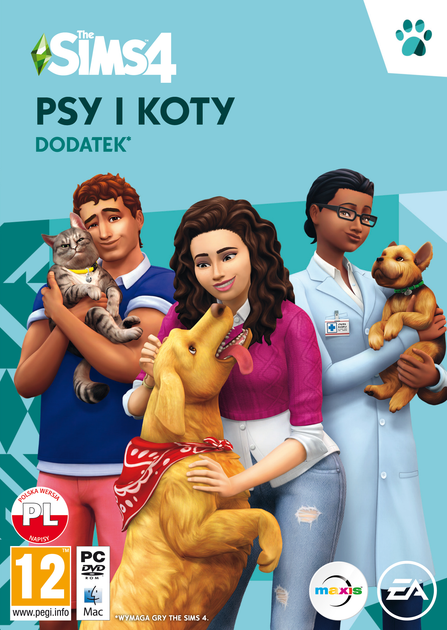 Gra PC The Sims 4 Psy i koty (Klucz elektroniczny) (5908305248200) - obraz 1