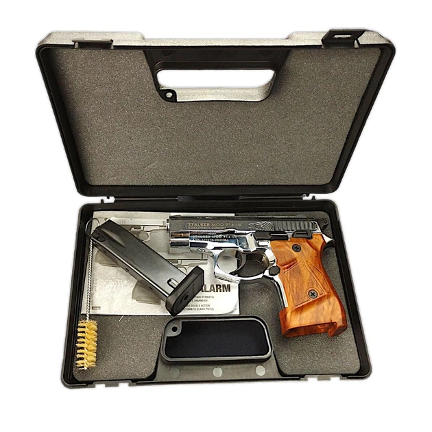 Стартовый пистолет Stalker (Zoraki) 914 SCP Engraved, Brown Grips