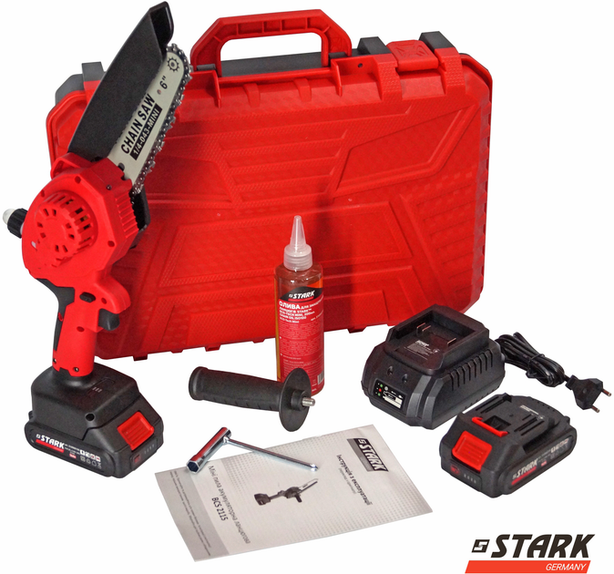 Аккумуляторная цепная минипила Stark BCS-2115 (310900001) - изображение 5