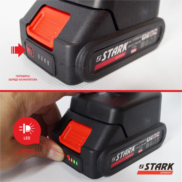 Аккумуляторная цепная минипила Stark BCS-2115 (310900001) - изображение 7
