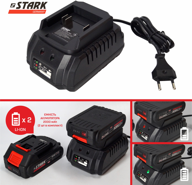 Аккумуляторная цепная минипила Stark BCS-2115 (310900001) - изображение 8