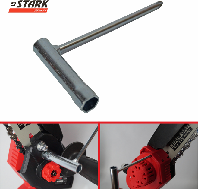 Аккумуляторная цепная минипила Stark BCS-2115 (310900001) - изображение 9