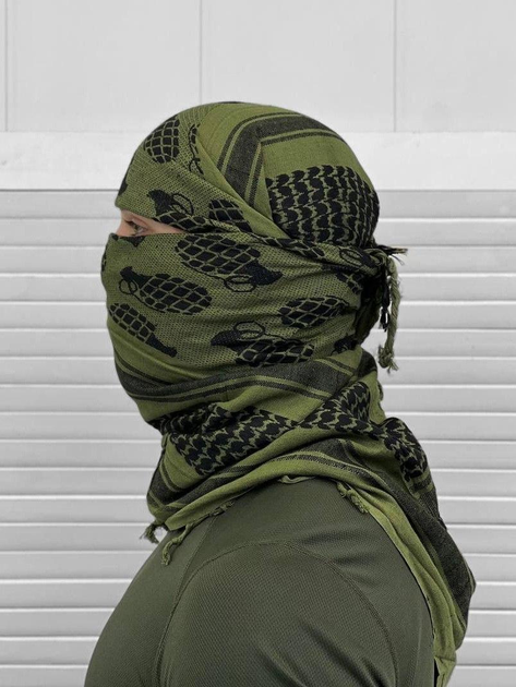 Арафатка защитный шарф Mil-Tec Granada (олива) шемаг - изображение 2