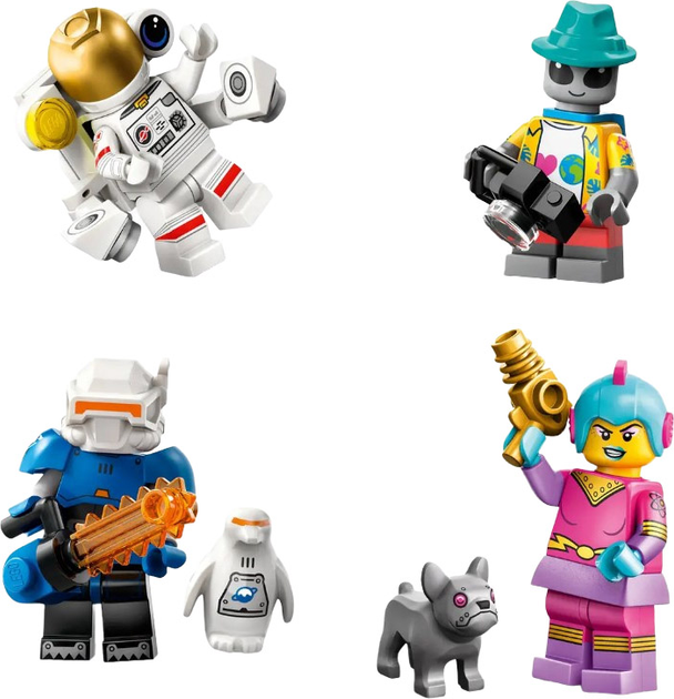 Мініфігурка LEGO Мініфігурки Космос Серія 26 (71046) - зображення 4
