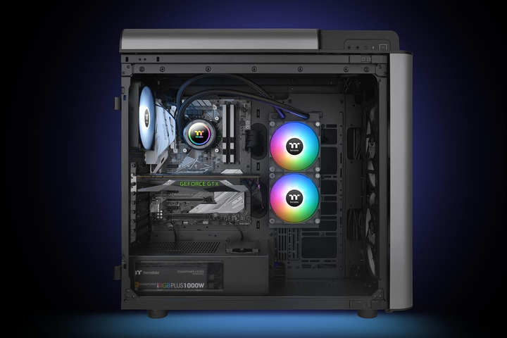 Chłodzenie wodne Thermaltake TH240 ARGB Sync AIO Wassercooling (CL-W361-PL12SW-A) - obraz 8