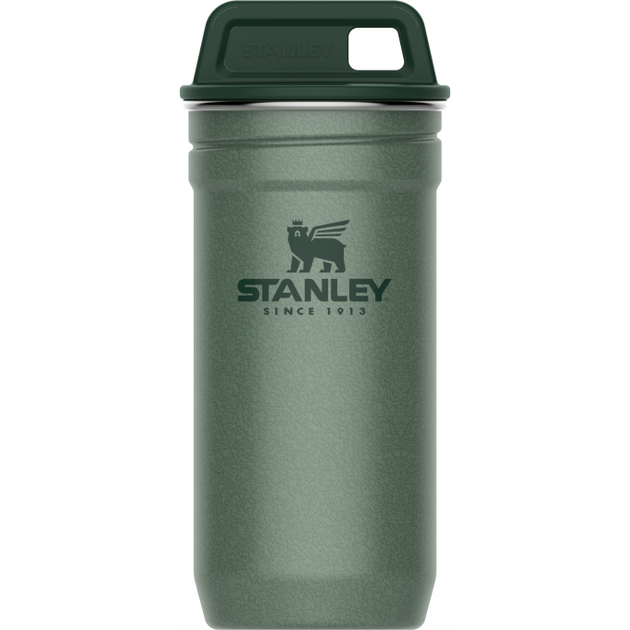 Набор Stanley Adventure Combo Hammertone Green фляга та 4 рюмки - Фото 7 Набор Stanley Adventure Combo Hammertone Green фляга та 4 рюмки - изображение 7