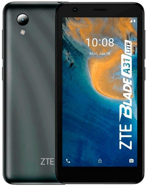 Smartfon ZTE Blade A31 Lite 1/32GB Gray (6902176053696) - obraz 1