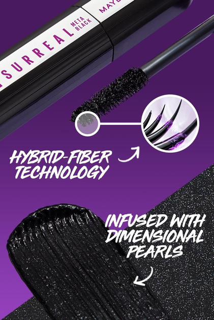 Tusz do rzęs Maybelline New York The Falsies Surreal Extra Czarny 10 ml (30149663) - obraz 8