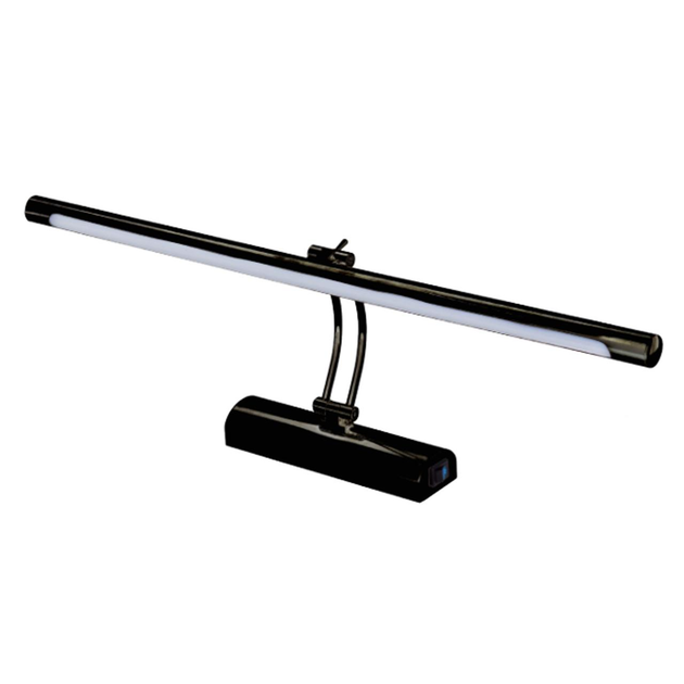 Светильник-подсветка LED для зеркал и картин 12W Horoz Electric с кнопкой 4200K черный IP20 ANKA-12 - изображение 1