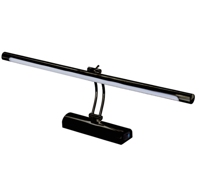 Светильник-подсветка LED для зеркал и картин 8W Horoz Electric с кнопкой 4200K черный IP20 ANKA-8 - изображение 1