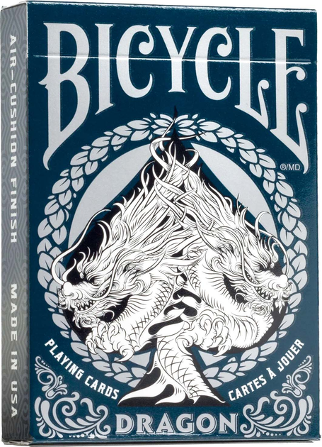 Карти для гри в покер The United States Playing Card Company Bicycle Dragon (073854024300) - зображення 1