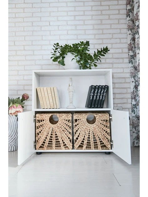 Комод Furnigrade КМ - 5 белый 730х730х320 - Фото 2 Комод Furnigrade КМ - 5 белый 730х730х320 - изображение 2