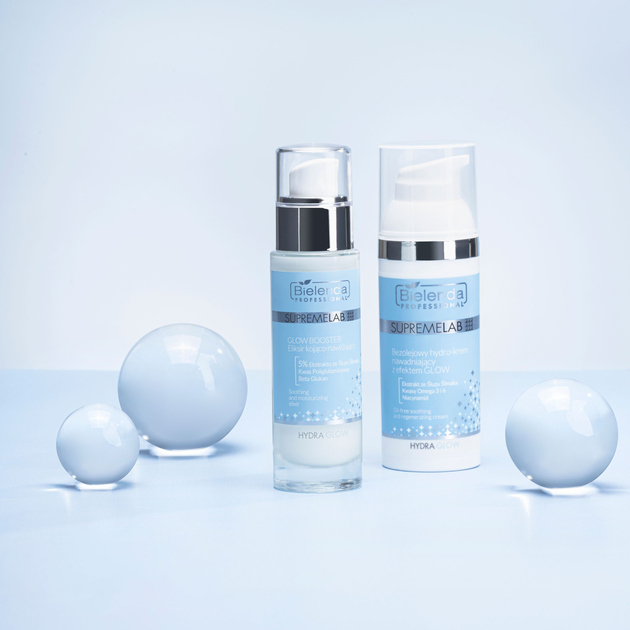 Krem do twarzy Bielenda Professional SupremeLab Hydra Glow kojąco-nawilzający Glow Booster 30 ml (5902169057411) - obraz 5