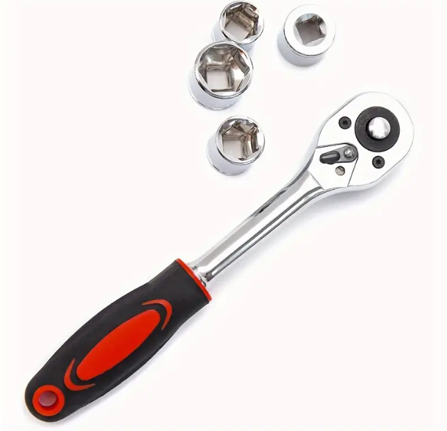 Набор инструмента с трещеткой Shun Da 46 шт 1/4" DR в кейсе - изображение 4