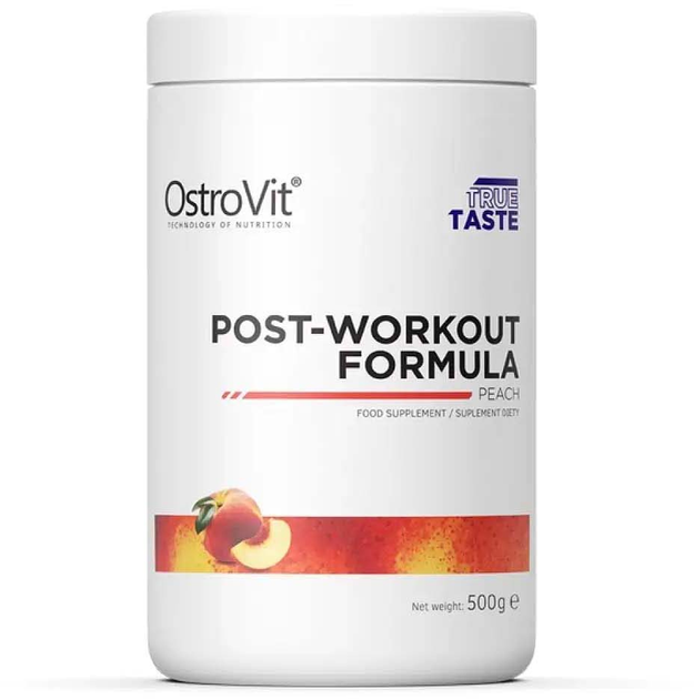 Комплекс після тренування OstroVit True Taste Post-Workout Formula Peach 500 г (5903246225273) - зображення 1