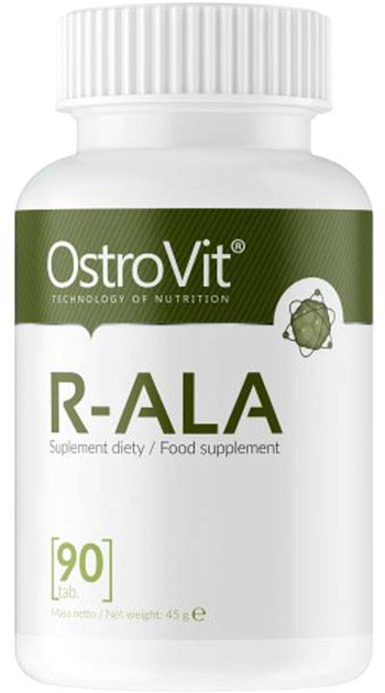Suplement diety OstroVit R-ALA 90 tabletek (5903246220964) - obraz 1