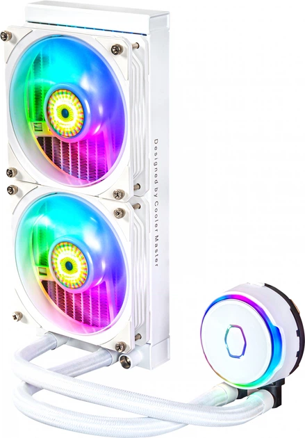 Система рідинного охолодження Cooler Master MasterLiquid PL240 Flux White Edition (MLY-D24M-A23PZ-RW) - зображення 4